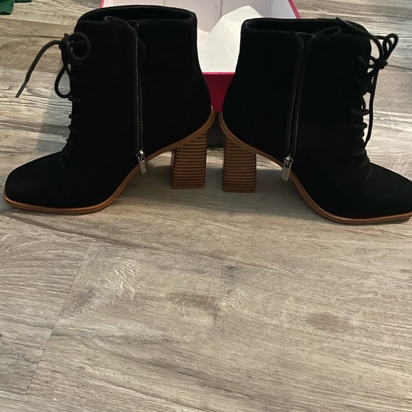 Black Suede Bootie - Picture 3 of 5